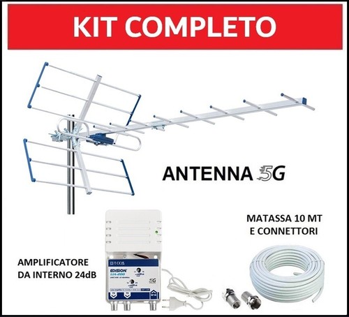 Kit antenna amplificata - antenna, tv