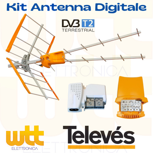 Kit antenna amplificata - kit,