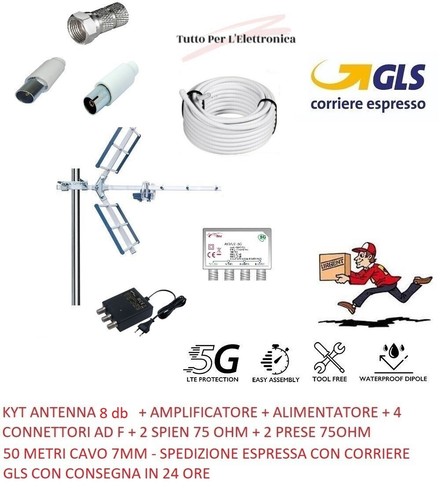Kit antenna digitale terrestre - kit,