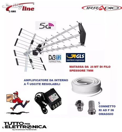 Kit antenna amplificata - antenna, tv