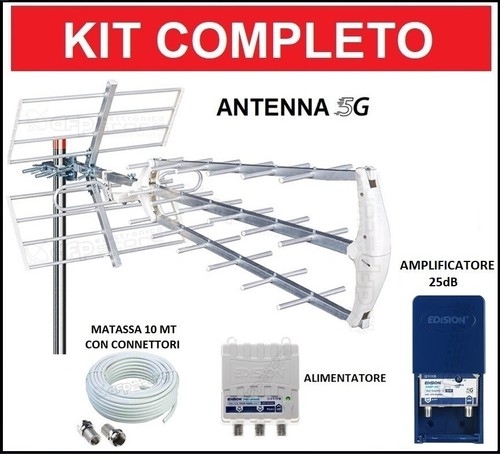 Kit antenna amplificata - antenna, tv